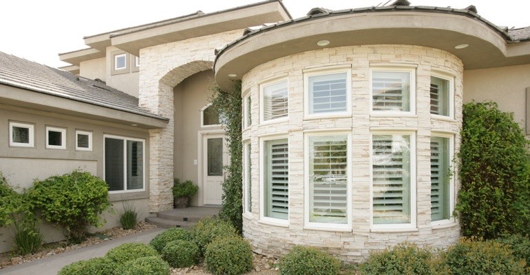 Exterior view of shutters Fort Lauderdale home